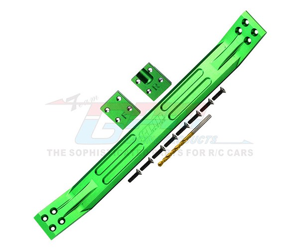 Gpm 7075 Aluminum Main Chassis Plate For Traxxas 1/5 X-maxx 6s 8s Monster 77076-4  77086-4 Green