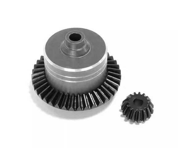 Aluminum Ball Diff Case With Steel Ring Propeller Gear For Tamiya 1/10 Tt02 Tt02b Xv02 Gun Silver