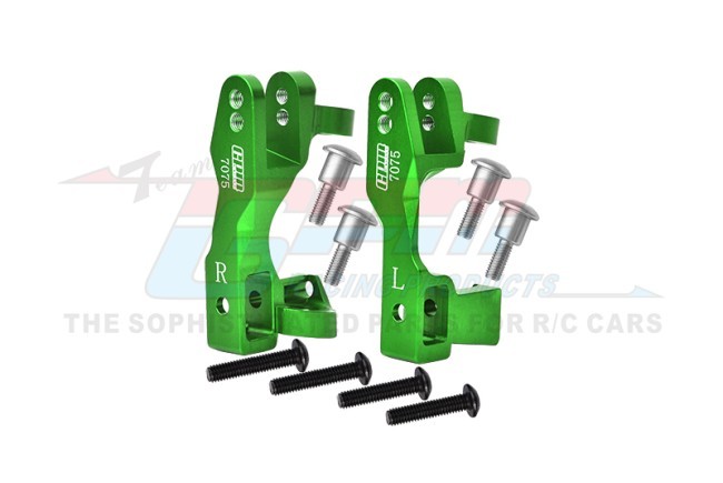 Aluminum 7075 Front C-hub Block 6832 For 1/10 Traxxas Slash 4x4 Rustler Stampede Rc Truck Green