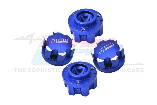 Gpm XRT005 7075 Pro-line Tire Alloy Wheel Adapters 7756 For Traxxas 1/6 Xrt 8s 1/5 X-maxx Monster Blue