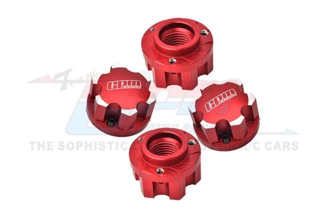 Gpm XRT005 7075 Pro-line Tire Alloy Wheel Adapters 7756 For Traxxas 1/6 Xrt 8s 1/5 X-maxx Monster Red