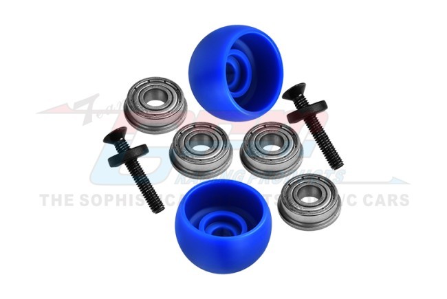 Gpm MX040 Special Material Lean Bar Wheels Los264003 For Losi 1/4 Promoto-mx Motorcycle Blue