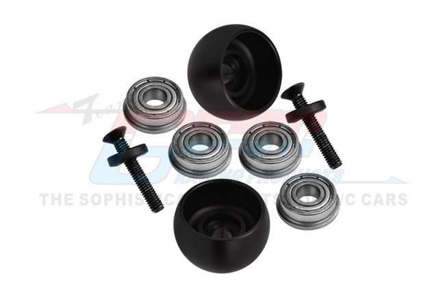 Gpm MX040 Special Material Lean Bar Wheels Los264003 For Losi 1/4 Promoto-mx Motorcycle Black