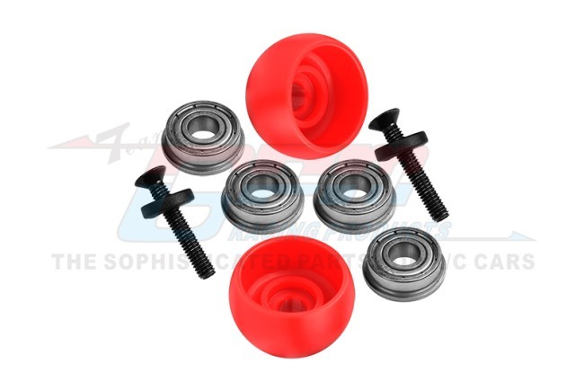 Gpm MX040 Special Material Lean Bar Wheels Los264003 For Losi 1/4 Promoto-mx Motorcycle Red