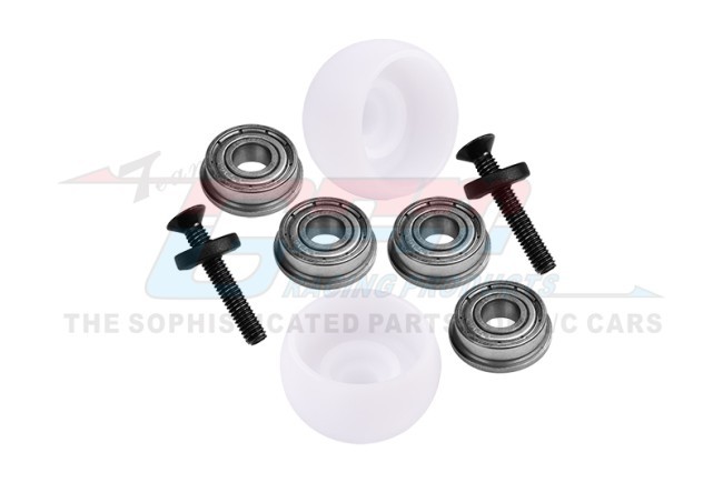 Gpm MX040 Special Material Lean Bar Wheels Los264003 For Losi 1/4 Promoto-mx Motorcycle White