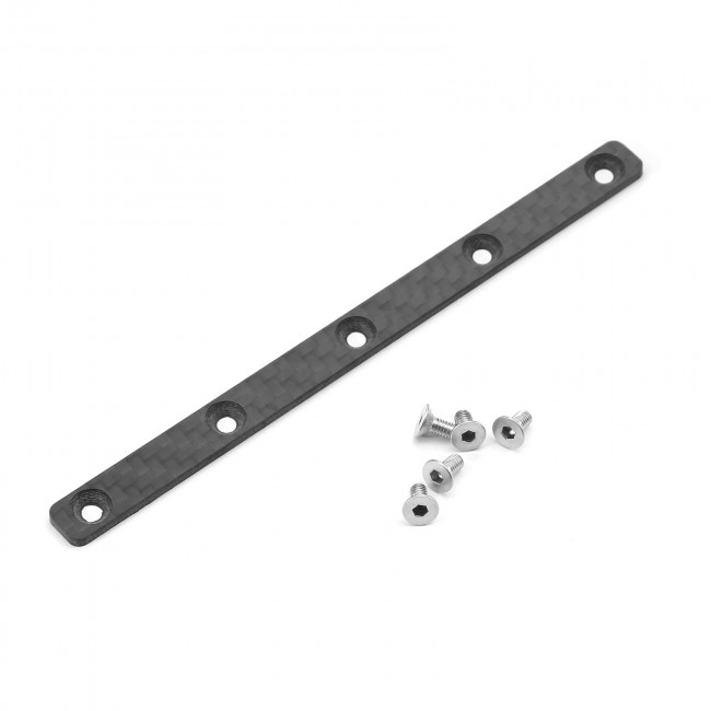 Carbon Fiber Chassis Brace Reinforcing Plate For 1/10 Rc TT02 Chassis Touring Drift Car 