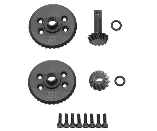 Steel Differential Spiral Ring Gear Output Gears Set 13t 37t 6882 5379 For Traxxas Slash Stampede Rustler Hoss 