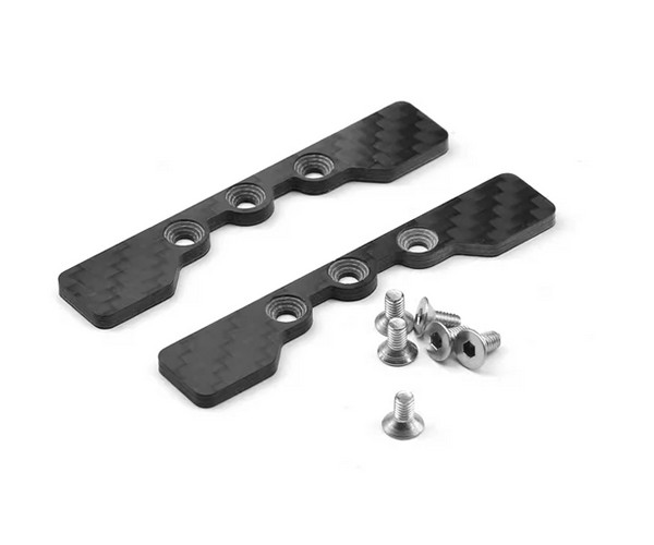Carbon Fiber Lower Suspension Arm Down Stopper Plate For 1/10 Rc Tamiya Tt-02 Rc Car 
