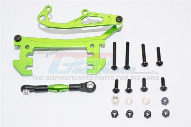 Alloy Servo Mount With Panhard Bar Axial Scx10 Green