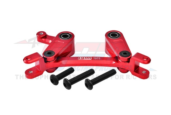 Gpm MAG048N 7075 Alloy Steering Assembly Ar340132 Arrma Granite Outcast Typhon Vorteks  Vendetta 3s 4s Blx Red