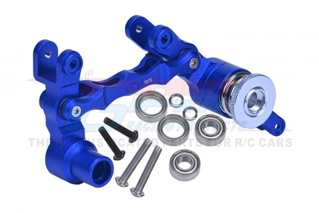 Gpm TXM048NA Aluminum 7075 Steering Assembly For Traxxas 1/5 X-maxx 6s 8s Monster 77076-4 77086-4 Blue