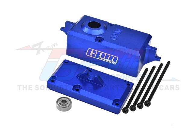 Aluminum 7075 Servo Protective Cover 2085 2085x 2085r 2090 For 1/5 X-maxx 6s 8s 1/6 Xrt 1/8 Maxx Slash Blue