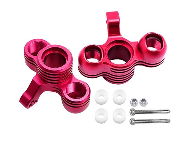 Aluminum Front Steering Knuckle Arm Ara330558 For 1/5 Arrma Kraton Outcast 8s Red