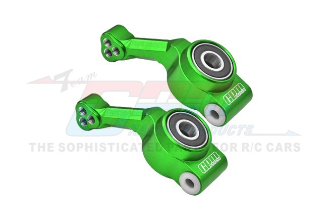 Gpm RUS4022N Alloy 7075 Rear Stub Axle Carriers 1952 For Traxxas 1/10 Rustler Stampede Hoss Slash 4x4 Vxl Green