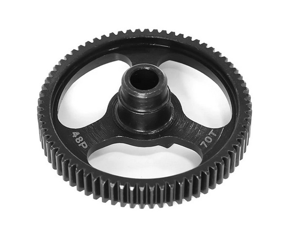Steel Transmission Spur Gear 48 Pitch 48t / 55t / 62t / 70t For Traxxas 1/10 4tec 2.0 Rc Car 70t