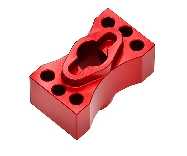 Aluminum Differential Spool Locker Los242037 For Losi Rc 1/8 Lmt 4wd Solid Axle Monster Truck Red