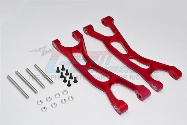 Gpm TXM054F/R Aluminium Front / Rear Upper Arms For 6s Traxxas Xmaxx 6s 8s Red