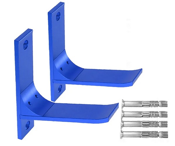 Aluminum Adjustable Wall Mount Rack Display Stand For 1/5 1/6 1/8 1/10 Scale Rc Car Crawler Buggy Blue