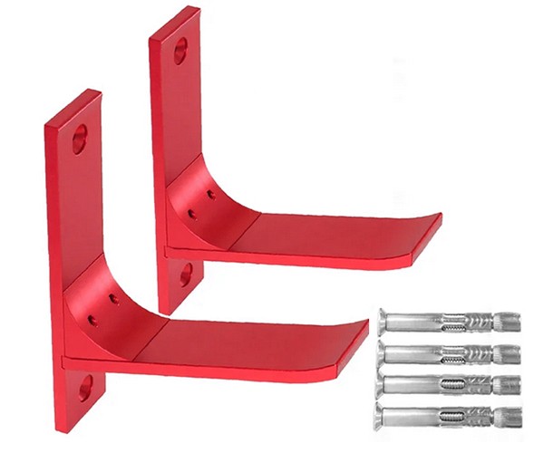Aluminum Adjustable Wall Mount Rack Display Stand For 1/5 1/6 1/8 1/10 Scale Rc Car Crawler Buggy Red