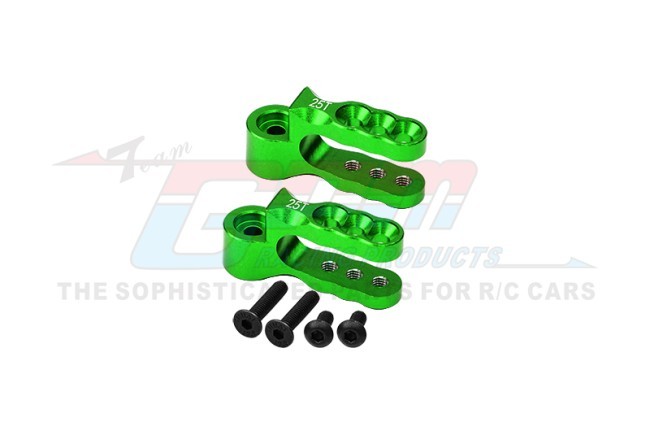 Gpm ER024N 7075 Alloy Steering Servo Holders 25t 5345r For Traxxas X0-1 T-maxx Summit Slayer Pro Revo 3.3 Green