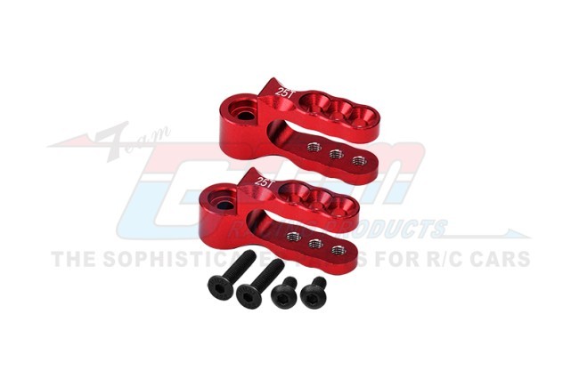 Gpm ER024N 7075 Alloy Steering Servo Holders 25t 5345r For Traxxas X0-1 T-maxx Summit Slayer Pro Revo 3.3 Red