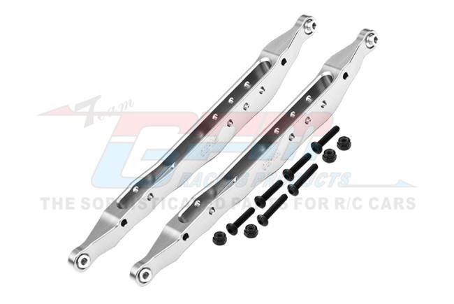 Gpm RBX014RN 7075 Alloy Rear Lower Trailing Arms Axi234023 For Axial 1/10 Rbx10 Ryft 4wd Rock Bouncer Axi03005 Axi03009 Silver