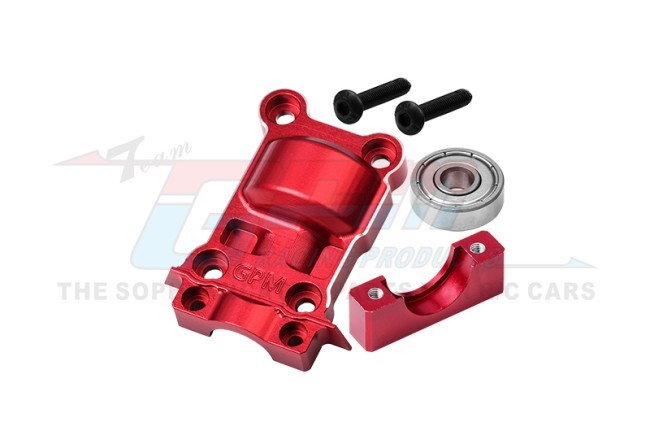 Gpm XRT038MN 7075 Alloy Rear Gear Cover 7787 For Traxxas 1/5 X-maxx 6s 1/5 X-maxx 6s 8s Monster Red