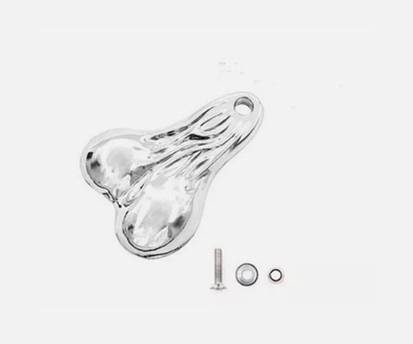 Metal Spoof Eggs Dangler Truck Nuts Accessories For Traxxas 1/10 Trx-4 Scx10 Pickup Truck Crawler Silver