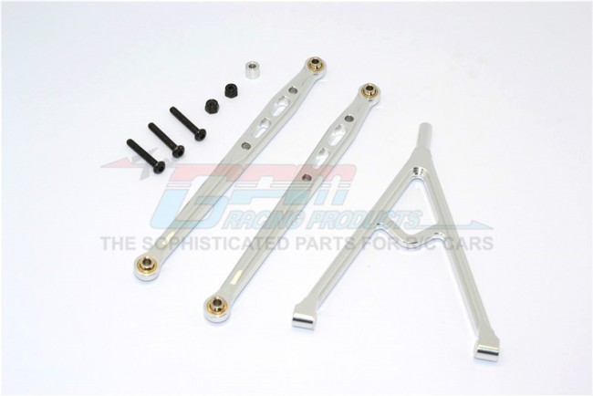 Alloy Front Chassis Links Parts Tree Axial Scx10 Silver