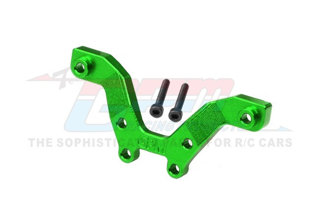 Aluminum 7075 Front Damper Plate For Arrma 1/18 Typhon Grom Mega 380 Brushed 4x4 Small Scale Buggy Ara2106 Green