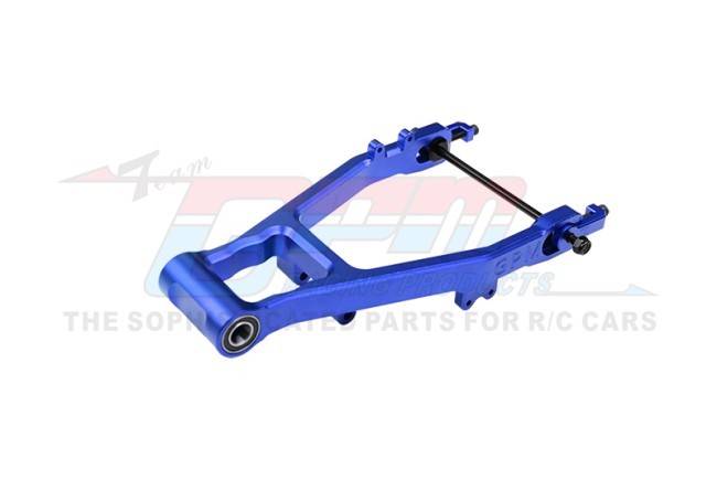 Gpm MX057A 7075 Alloy Chain Tension Rear Swing Arm Larger Inner Bearings Los264000 Losi 1/4 Promoto-mx Motorcycle Los06000 Blue