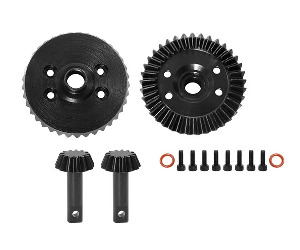 Steel Front & Rear Differential Bevel Gear 13 - 37t 5379x For Traxxas St Rally Raptor R Hoss Revo 3.3 Rustler Slash Slayer Pro T-maxx Xo-1 