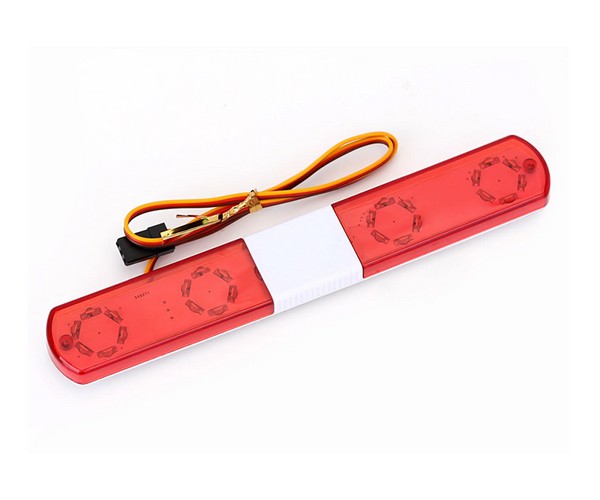 Led Police Flash Light Bar- 140mm 5 Mode For 1/10 Rc On-road Tamiya Drift D4 D5 D6 Car Red