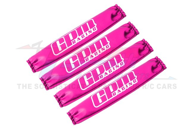 Gpm TXM/SCO Damper Shock Wraps -4pcs Set For Traxxas 1/5 X-maxx 6s 8s /  Arrma Kraton 8s Rc Monster Pink