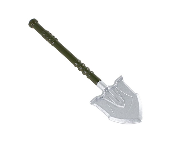 Metal Outdoor Military Shovel For 1/10 Rc Axial Scx-10 Traxxas Trx-4 Crawler Green