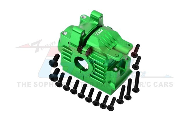 Gpm RUS4013N 7075 Alloy Rear Differential Housing 6880 For Traxxas Rustler Slash Hoss Stampede X0-1 Green