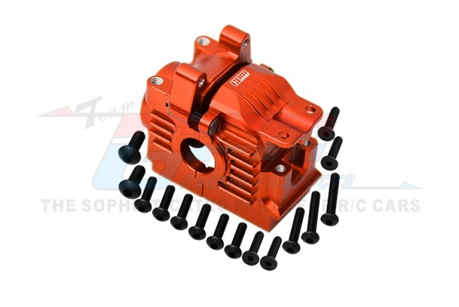 Gpm RUS4013N 7075 Alloy Rear Differential Housing 6880 For Traxxas Rustler Slash Hoss Stampede X0-1 Orange