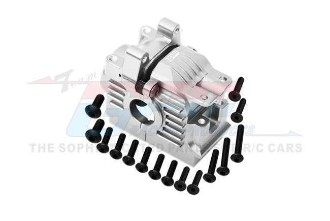 Gpm RUS4013N 7075 Alloy Rear Differential Housing 6880 For Traxxas Rustler Slash Hoss Stampede X0-1 Silver