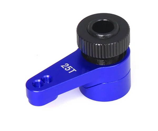 Aluminum Servo Horn - 25t Axi231026 For Axial 1/10 Rbx10 Ryft 4wd Rock Bouncer Axi03009 Axi03005 Blue