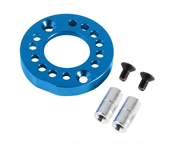 Aluminum Motor Mount For Tamiya Ta01 / Ta02 / Df01 / Top Force / Manta Ray Rc Car Blue