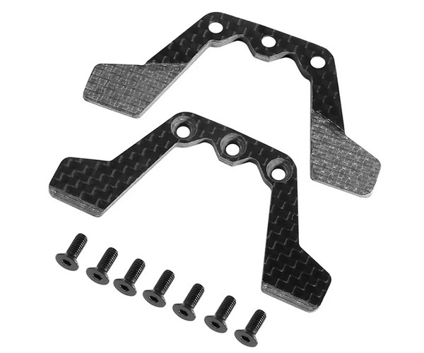 Carbon Fiber Down Stopper Plate For 1/10 Tamiya Tt-02 Touring Car 