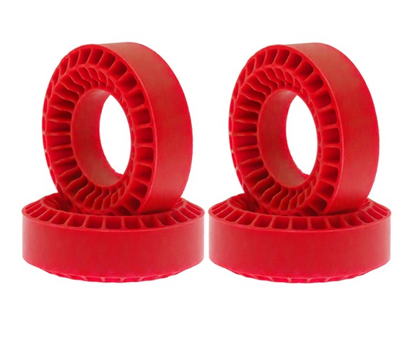 Rubber Tire Silicon Insert 1.0 Inch 55 X 20mm For 1/18 1/24 Crawler Truck Ax24 Scx24 Trx-4m Red