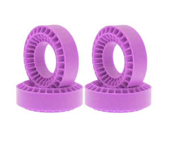 Rubber Tire Silicon Insert 1.0 Inch 55 X 20mm For 1/18 1/24 Crawler Truck Ax24 Scx24 Trx-4m Purple