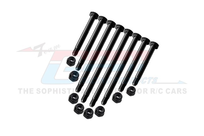 Gpm SLA2W56/PIN Steel Completed Suspension Screw Pin Set 2640 3640 For Traxxas 1/10 Drag Slash Rustler Stampede Truck 