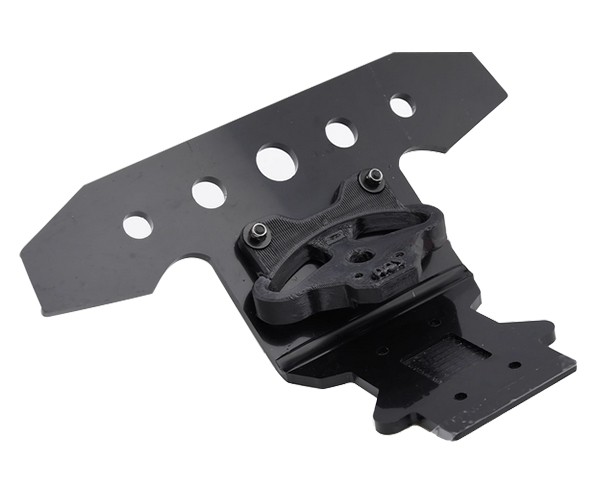 Nylon 4mm Front Bumper W/ 3d Print Tpu Mount Ara320808 For 1/8 Arrma 1/8 Kraton Outcast Exb 6s Blx 