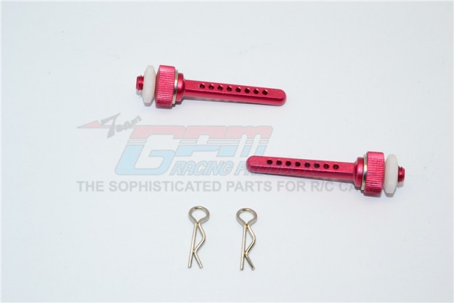 Aluminium Front Magnet Body Post Mount Axial Scx10 Red