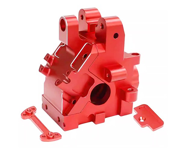 Aluminum Front / Rear Gear Box Case Ara310935 For 1/5 Rc Arrma Kraton / Outcast 8s Blx Monster Red