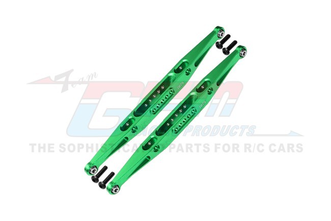 Gpm BR014LN 7075 Alloy Rear Lower Trailing Arms Los234003 For Losi 1/10 Baja Rey / Rock Rey / Hammer Rey U4 Green