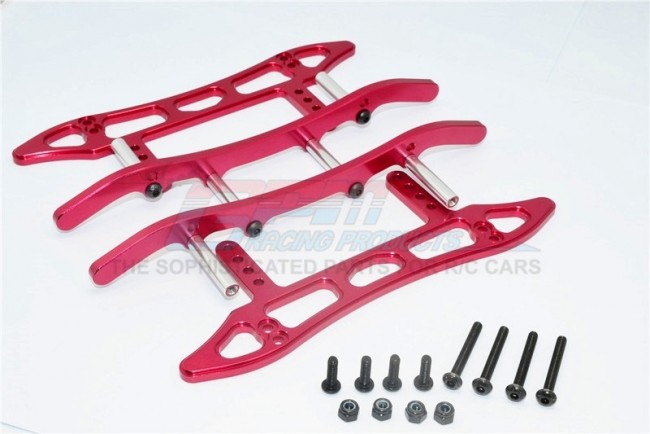 Alloy Chassis Sled Guard Axial Scx10 Red
