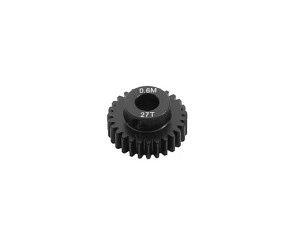 HARD STEEL M0.6 5mm BORE MOTOR PINION GEAR 17T - 28T  FOR 1/10 1/12 RC CAR